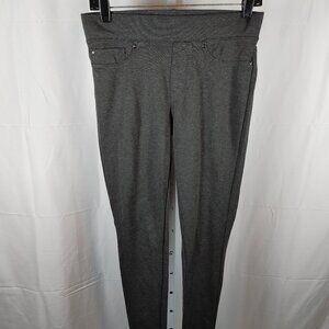 Seven7 Size S Women's Grey Ponte Pant Legging 4-Way Stretch Skinny Leg Pull On